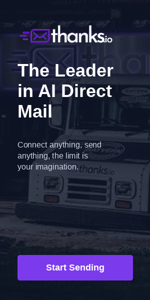 thanks.io - The Leader in AI Direct Mail (300×600)